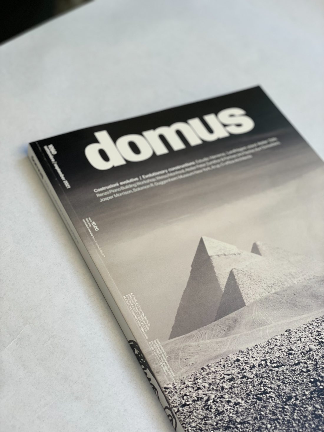 Rinofanto su Domus n. 1060, settembre 2021